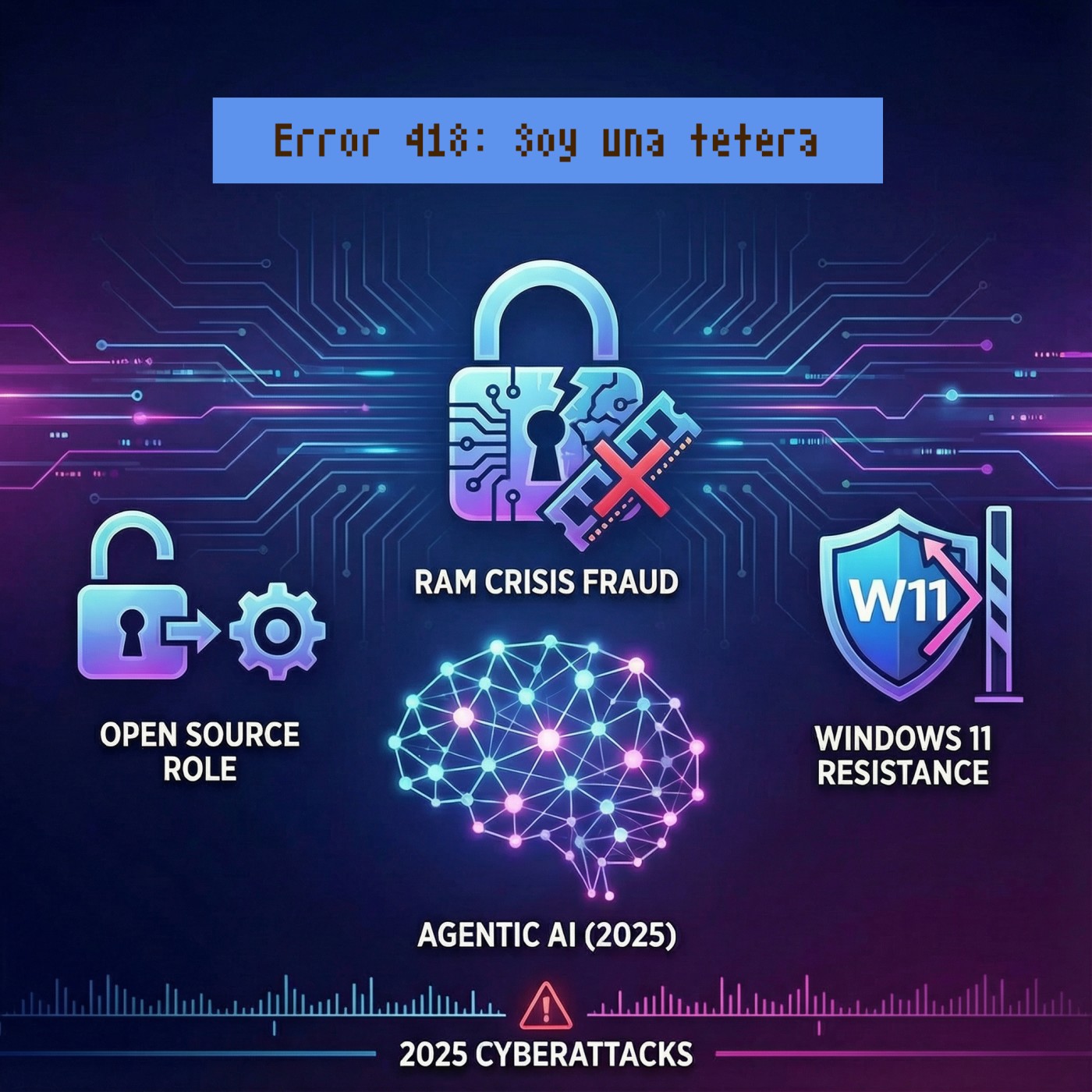 Fraudes ante la crisis de RAM; IA agéntica; ciberseguridad  en 2025; y más episode artwork