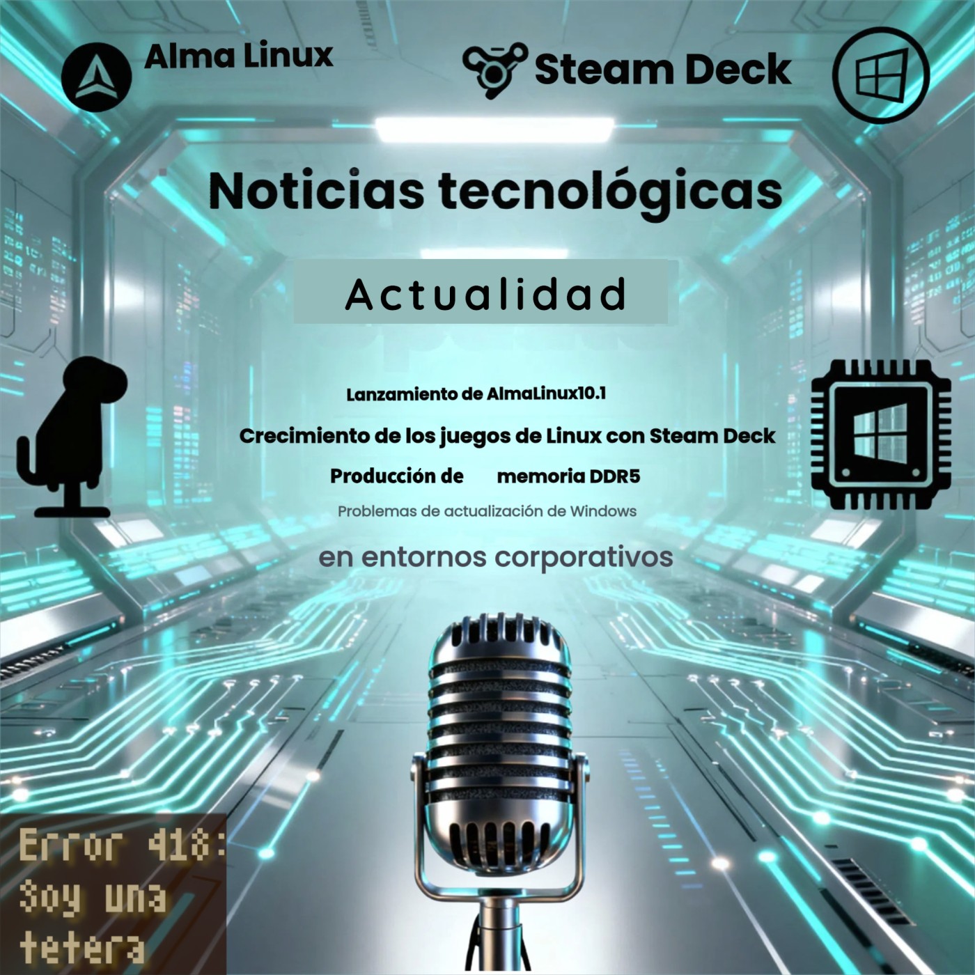 Liberado AlmaLinux 10.1; Samsung y la DDR5; Linux rompe marca; Windows 11 truena episode artwork