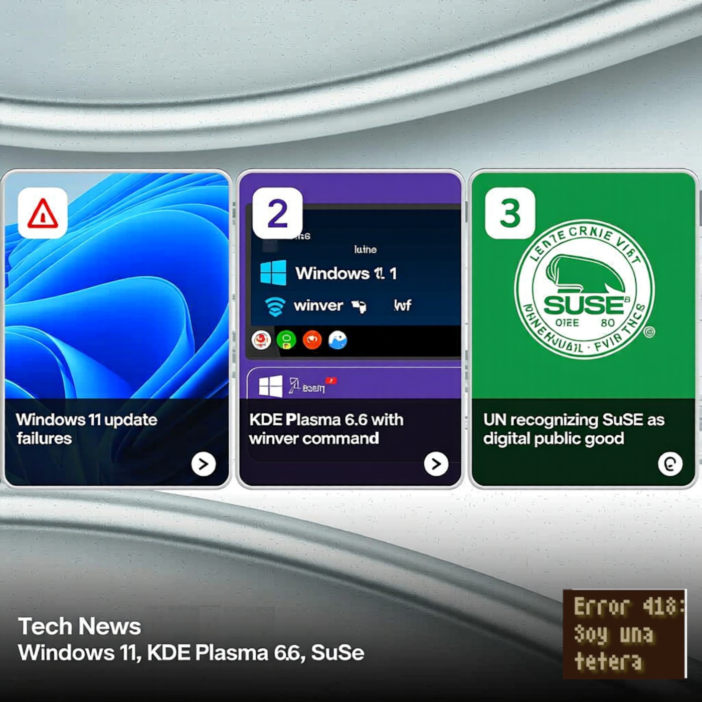 Microsoft vuelve a las andadas; KDE Plasma coquetea; ONU reconoce a SuSE como bien público digital episode artwork